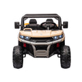 24V Ride On Truck 2 Seater Ride On Utv With 2X200W Motor Ride On Dump Truck With Dump Bed Shovel Ride On Car With Remote Control Electric Vehicle With Non Slip Tyre For Boys Girls Yellow Plastic