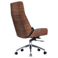 Office Chair Black Genuine Leather