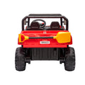 24V Ride On Truck 2 Seater Ride On Utv With 2X200W Motor Ride On Dump Truck With Dump Bed Shovel Ride On Car With Remote Control Electric Vehicle With Non Slip Tyre For Boys Girls Red Plastic