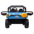 24V Ride On Truck 2 Seater Ride On Utv With 2X200W Motor Ride On Dump Truck With Dump Bed Shovel Ride On Car With Remote Control Electric Vehicle With Non Slip Tyre For Boys Girls Blue Plastic