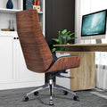 Office Chair Black Genuine Leather