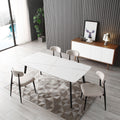 J3710 Porcelain Dining Table White 70