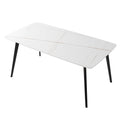 J3710 Porcelain Dining Table White 70