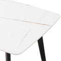 J3710 Porcelain Dining Table White 70