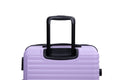 3 Piece Luggage Sets Abs Lightweight Suitcase With Two Hooks, Spinner Wheels, Tsa Lock, 20 24 28 Lavender Purple Lavender Purple Abs