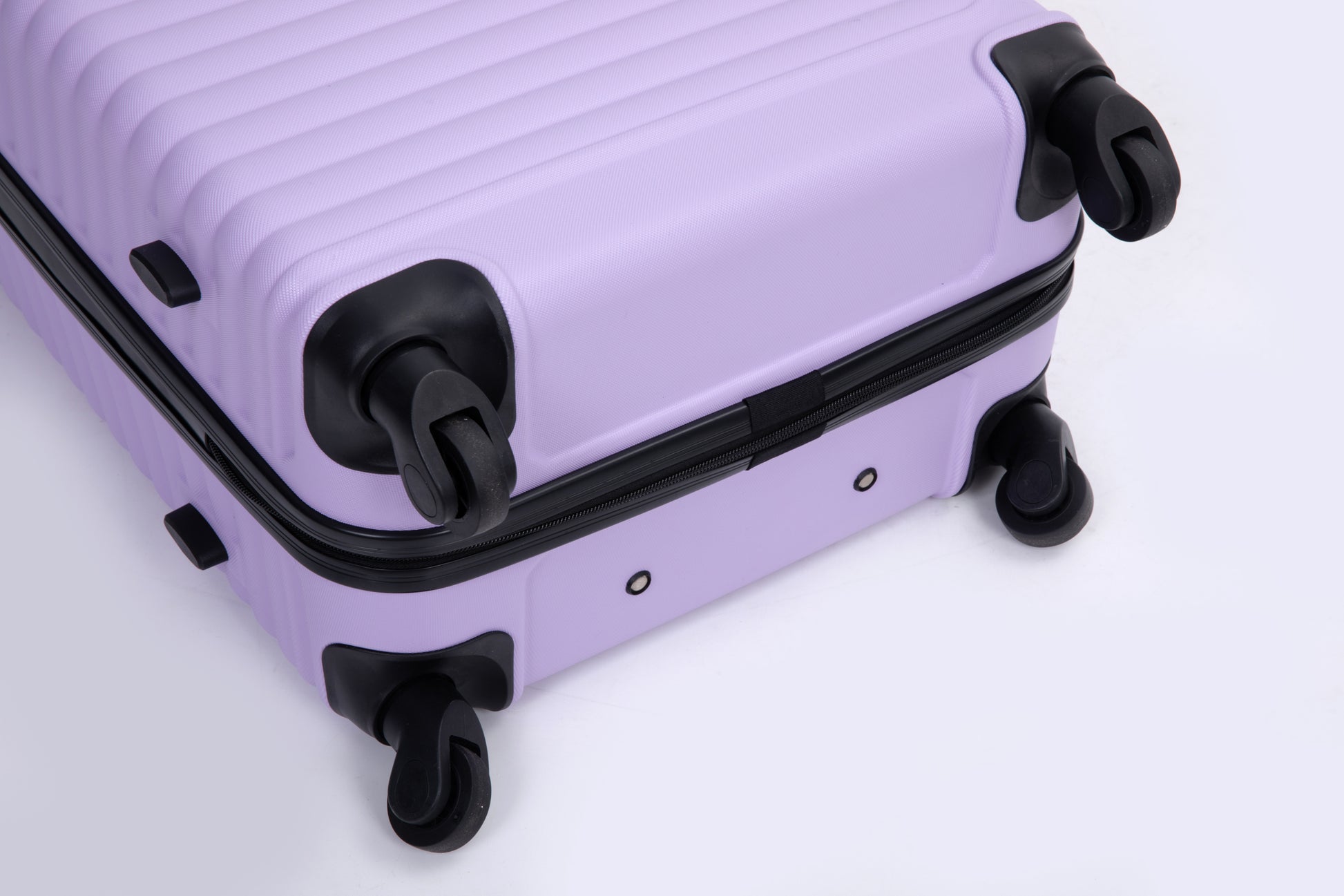 3 Piece Luggage Sets Abs Lightweight Suitcase With Two Hooks, Spinner Wheels, Tsa Lock, 20 24 28 Lavender Purple Lavender Purple Abs