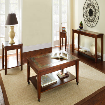 Classic Chairside End Table Wooden Design, Timeless Appearance Richness And Charm, Ideal Room Addition Brown Solid Wood Mdf