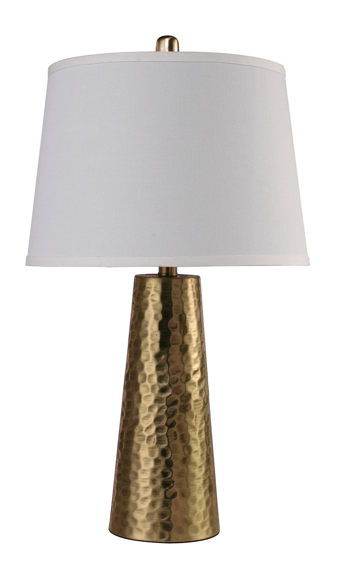 25"H A.B. Leaf Hammered Table Lamp 1Pc Ctn 2.15 6.97 Bronze Metal