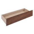 Full Size Wooden House Bed With Two Drawers, Walnut Box Spring Not Required Full Walnut Wood Bedroom Pine Bed Frame Wood