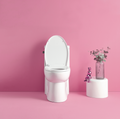 1.28 Gpf Single Flush One Piece Toilet, Water Saving Elongated Comfort Height Floor Mounted, Soft Closing Seat, 1000 Gram Map Flushing Score Toilet, Gloss White 23T03 Gw Gloss White Ceramic