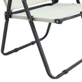 2 Piece Folding Outdoor Chair For Indoor, Outdoor Camping, Picnics, Beach,Backyard, Bbq, Party, Patio, Beige Beige Garden & Outdoor Modern Oxford Fabric