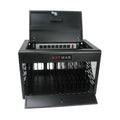 16 Bay Charging Cabinet For Laptop,Chromebook, Locking Charging Station Black Black Steel