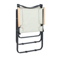 2 Piece Folding Outdoor Chair For Indoor, Outdoor Camping, Picnics, Beach,Backyard, Bbq, Party, Patio, Beige Beige Garden & Outdoor Modern Oxford Fabric