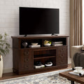 Traditional Tv Media Stand Farmhouse Rustic Entertainment Console For Tv Up To 65