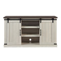 Classic Farmhouse Media Tv Stand Transitional Entertainment Console For Tv Up To 60