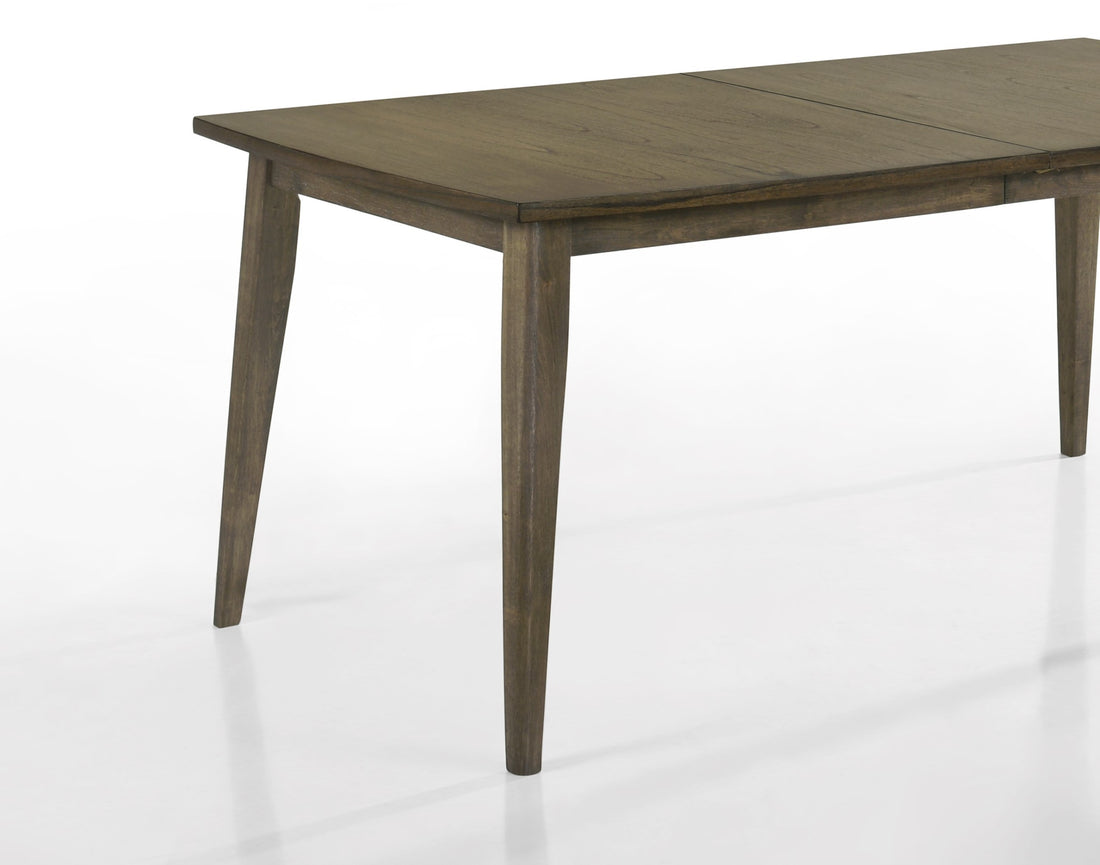 Bistro Vintage Walnut 72" Wide Contemporary Rectangle Dining Table Brown Solid Wood Mdf