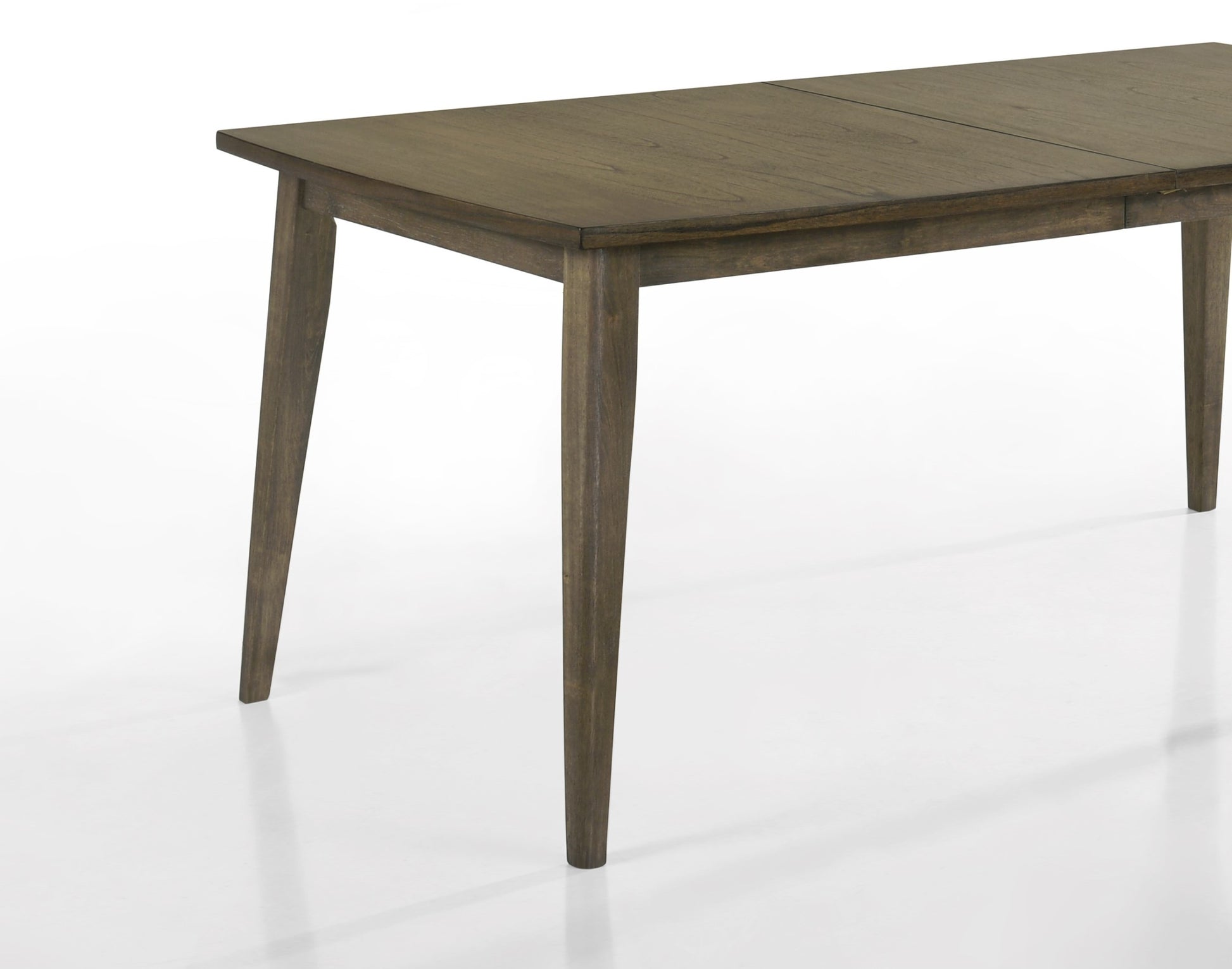 Bistro Vintage Walnut 72" Wide Contemporary Rectangle Dining Table Brown Solid Wood Mdf