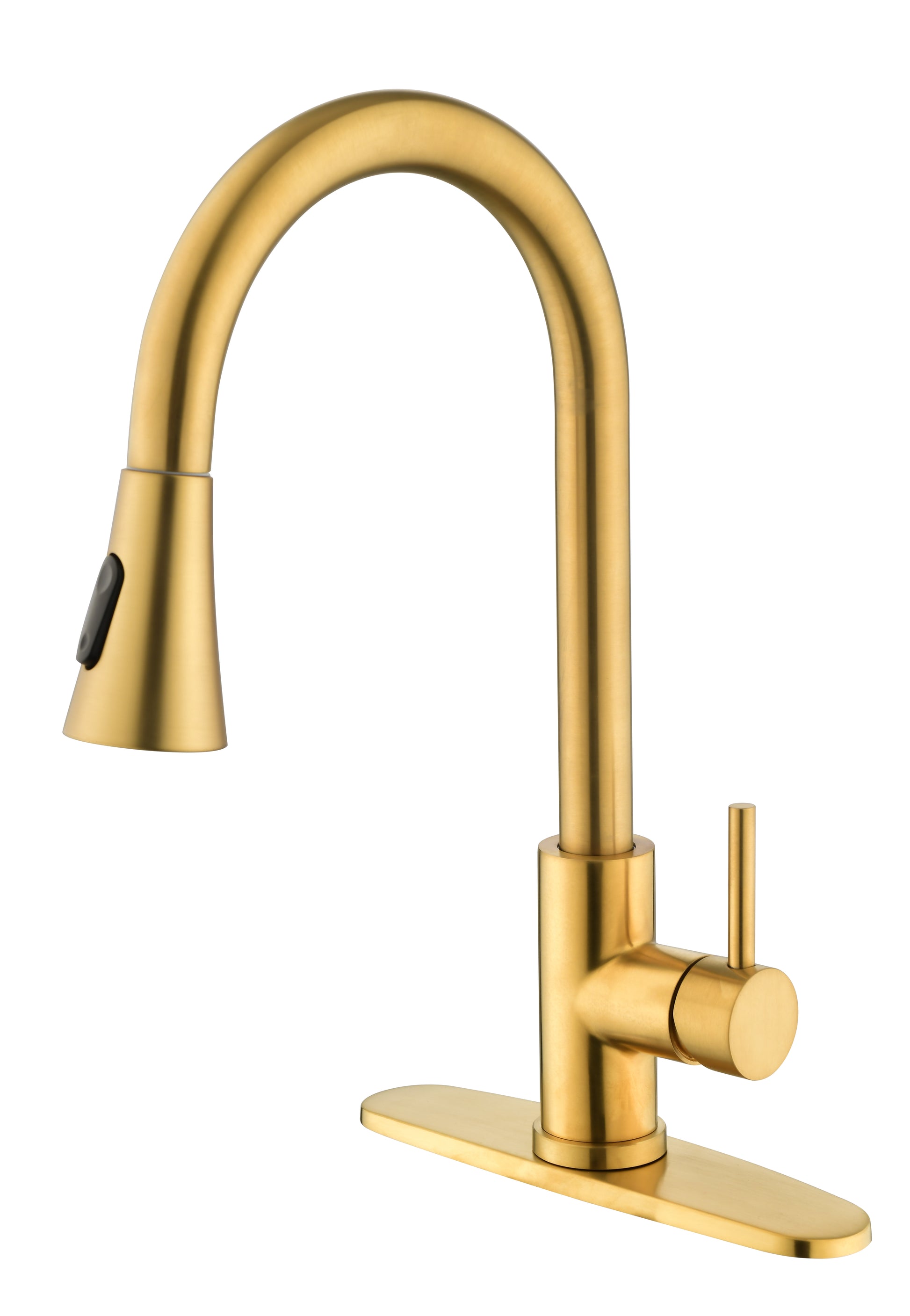 Kitchen Faucet With Pull Out Spraye Brushed Gold Kitchen Stainless Steel Stainless Steel