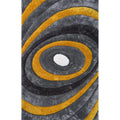 Rona Gray 3D Shag Rug Gray Polyester