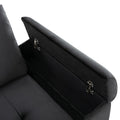 Sleeper Sectional Sofa, L Shape Corner Couch Sofa Bed With Storage Ottoman & Hidden Arm Storage & Usb Charge For Living Room Apartment, Black Black Velvet 4 Seat