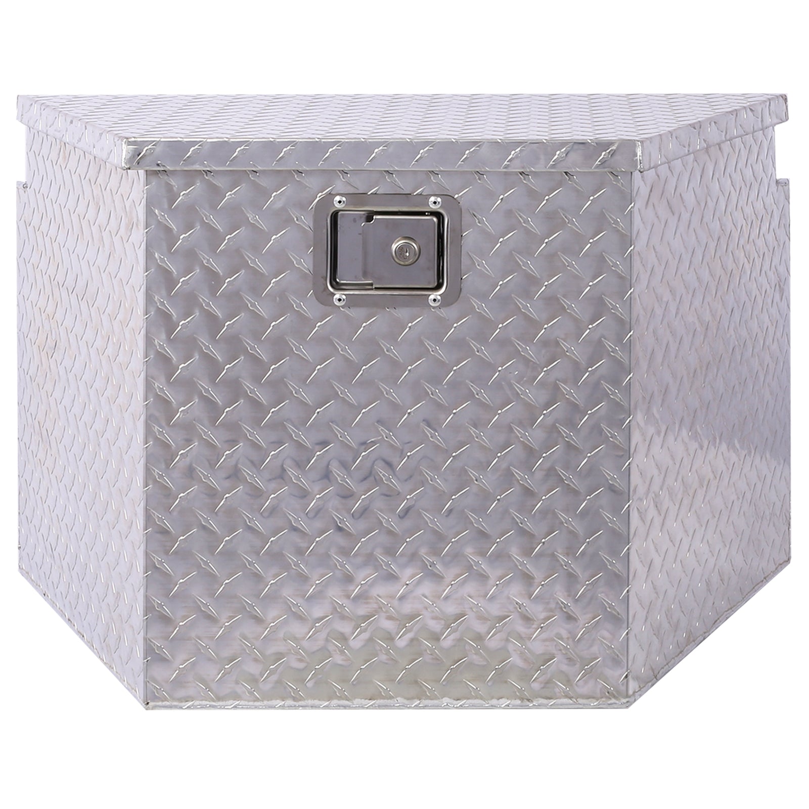 29Inch Aluminum Tool Box,Heavy Duty Truck Bed Tool Box,Outdoor Trailer Pickup Storage Tool Box,Rv Storage Organizer,Underbody Box W Lock Keys,Silver, 29X16.5X18.5Inch Silver Aluminum