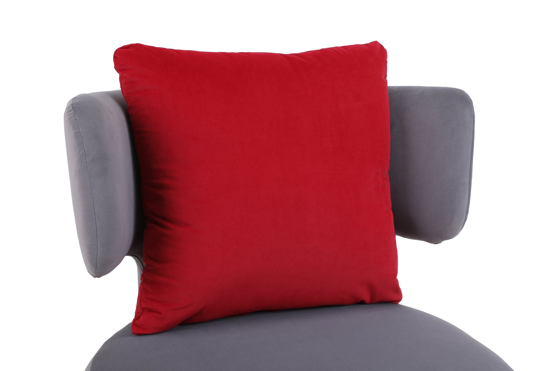 Swivel Accent Chair Armchair, Round Barrel Chair In Fabric For Living Room Bedroom Grey Primary Living Space American Design Foam Velvet
