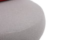 Swivel Accent Chair Armchair, Round Barrel Chair In Fabric For Living Room Bedroom Grey Primary Living Space American Design Foam Faux Fur