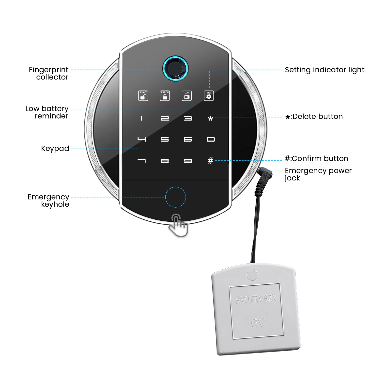 Large Capacity Quick Access Fingerprint Safe,4 5 Biometric Metal Rifle Security Cabinet Safe Locker Black Steel