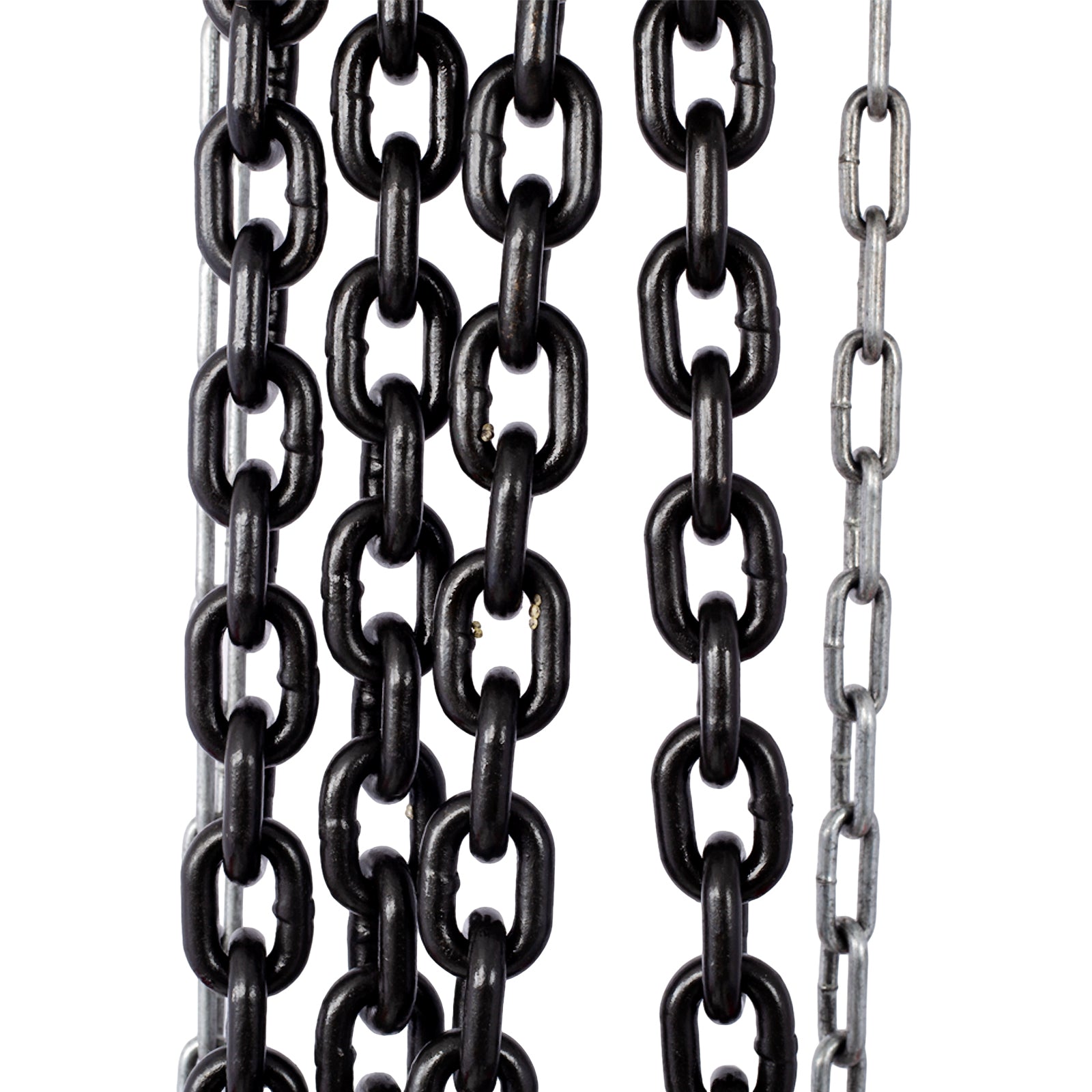 Chain Hoist 11000Lbs 5T Capacity 10Ft With 2 Heavy Duty Hooks,Manual Chain Hoist Steel Construction,Black Black Steel
