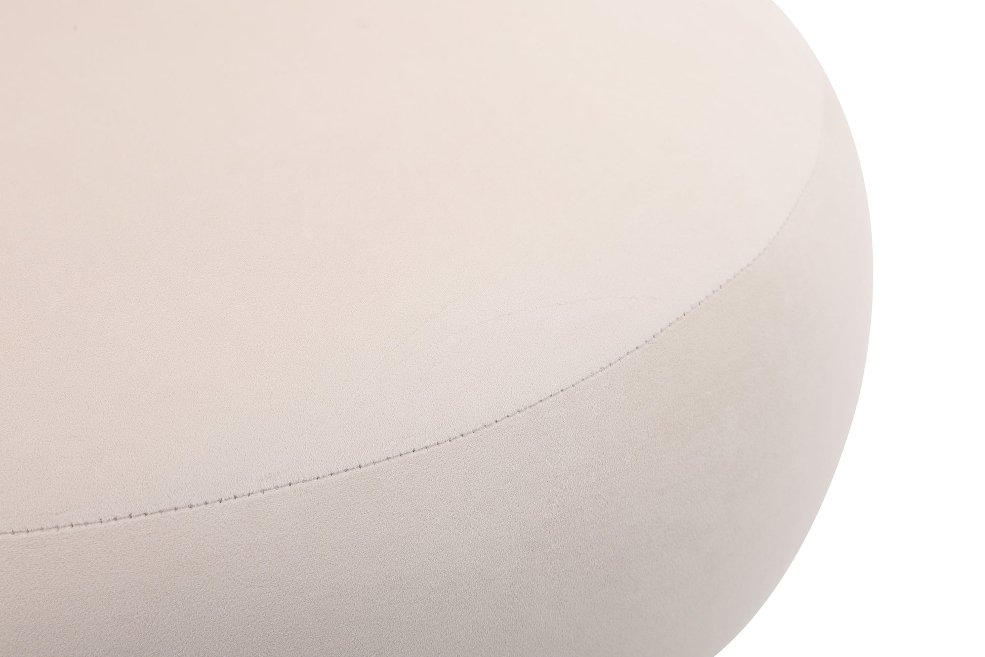 Swivel Accent Chair Armchair, Round Barrel Chair In Fabric For Living Room Bedroom Beige Primary Living Space American Design Foam Velvet