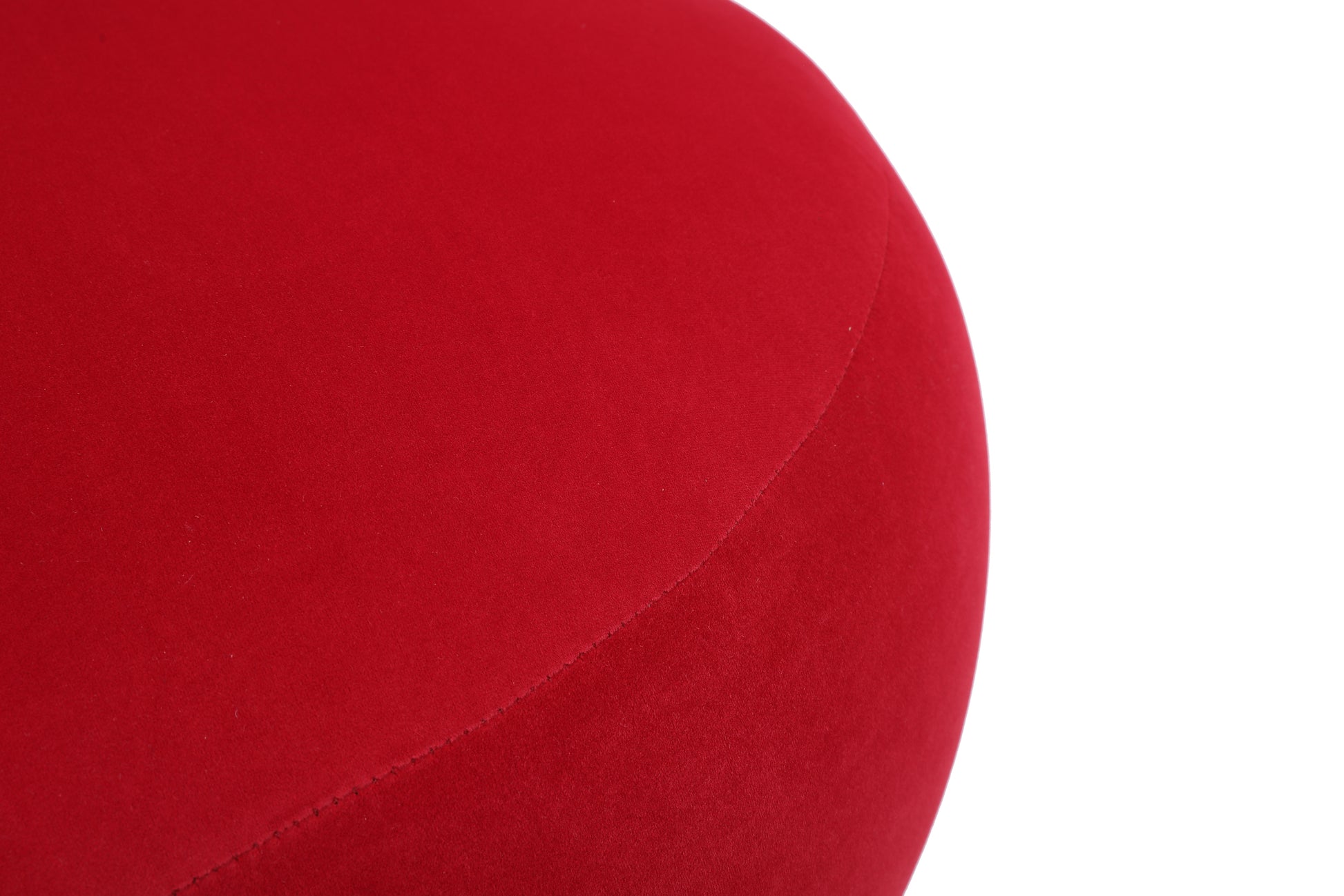 Swivel Accent Chair Armchair, Round Barrel Chair In Fabric For Living Room Bedroom Wine Red Primary Living Space American Design Foam Velvet