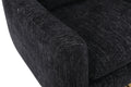 Classic Mid Century 360 Degree Swivel Accent Chair, Black Linen Black Primary Living Space American Design Foam Linen