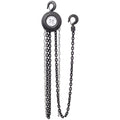 Chain Hoist 2200Lbs 1T Capacity 10Ft With 2 Heavy Duty Hooks,Manual Chain Hoist Steel Construction,Black Black Steel