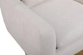 Classic Mid Century 360 Degree Swivel Accent Chair, Beige Linen Beige Primary Living Space American Design Foam Linen