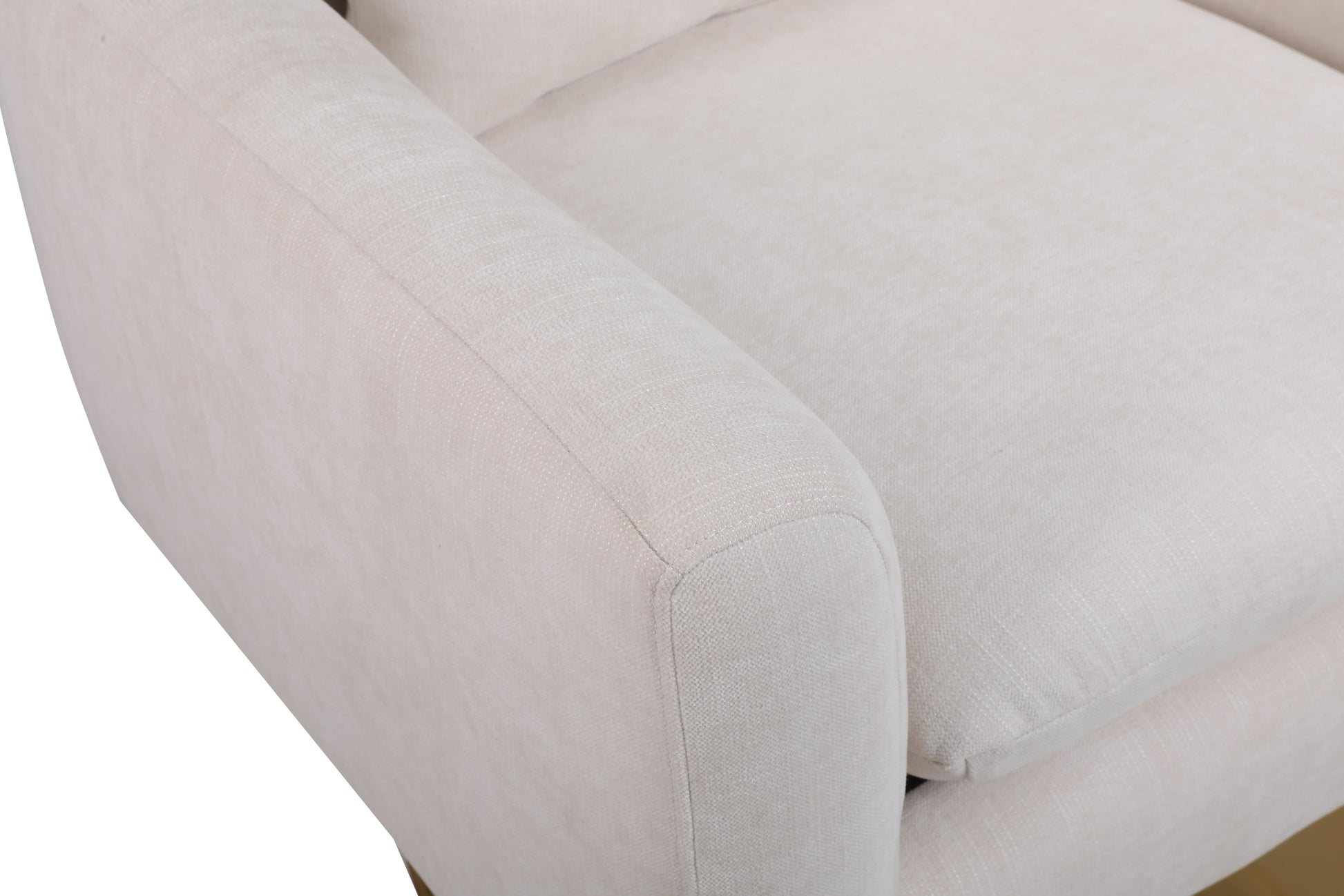 Classic Mid Century 360 Degree Swivel Accent Chair, Beige Linen Beige Primary Living Space American Design Foam Linen
