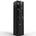 Large Capacity Metal Rifle Safe,Security Cabinet Rifle Safe With Digital Lock ,Quick Access Keypad Long Safe, 4 5 Safe Black Steel