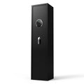 Large Capacity Quick Access Fingerprint Safe,4 5 Biometric Metal Rifle Security Cabinet Safe Locker Black Steel