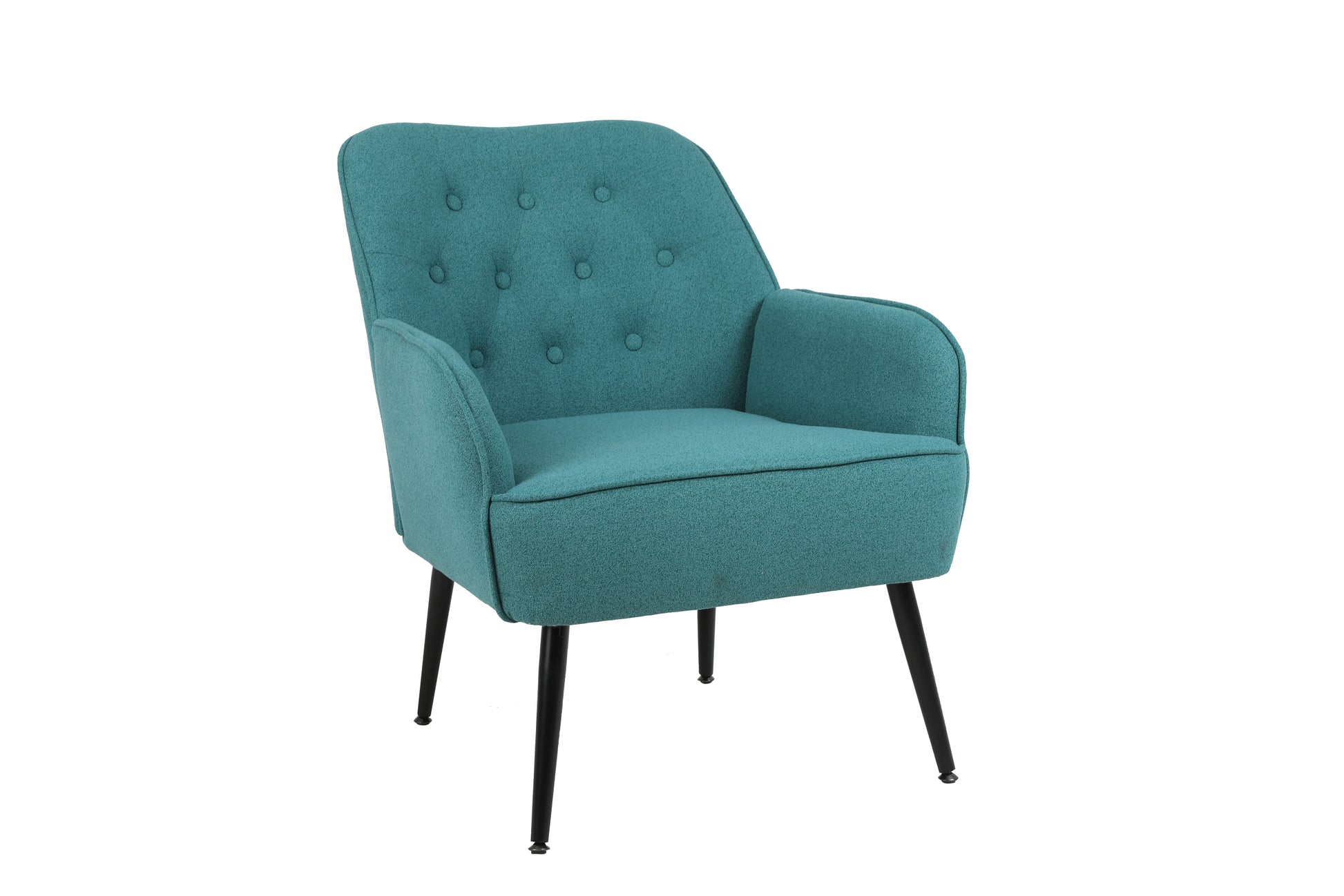 Modern Mid Century Chair Linen Sherpa Armchair For Living Room Bedroom Office Easy Assemble Green Green Primary Living Space American Design Foam Linen