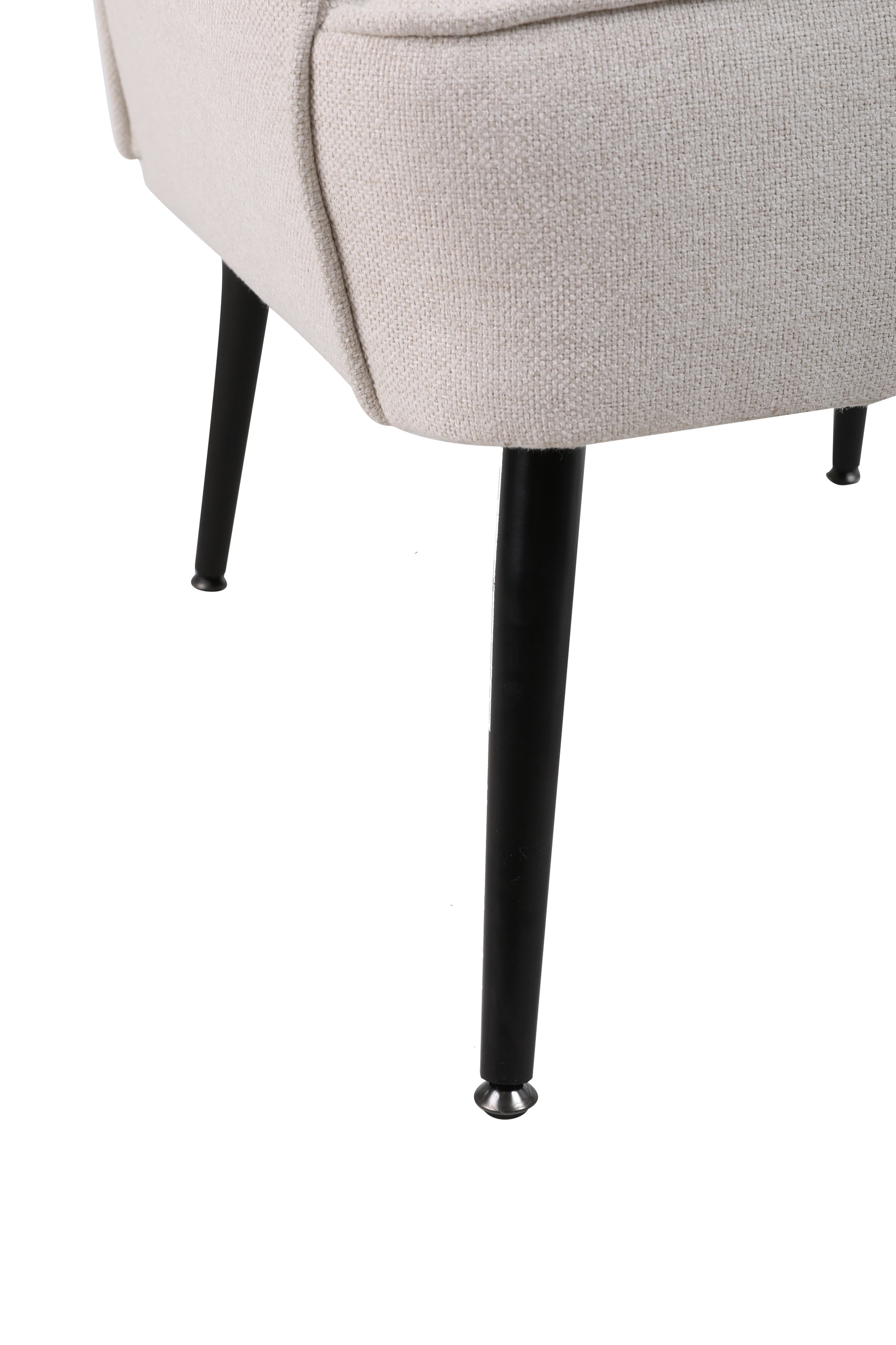 Modern Mid Century Chair Linen Sherpa Armchair For Living Room Bedroom Office Easy Assemble Beige Beige Foam Linen