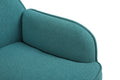 Modern Mid Century Chair Linen Sherpa Armchair For Living Room Bedroom Office Easy Assemble Green Green Primary Living Space American Design Foam Linen