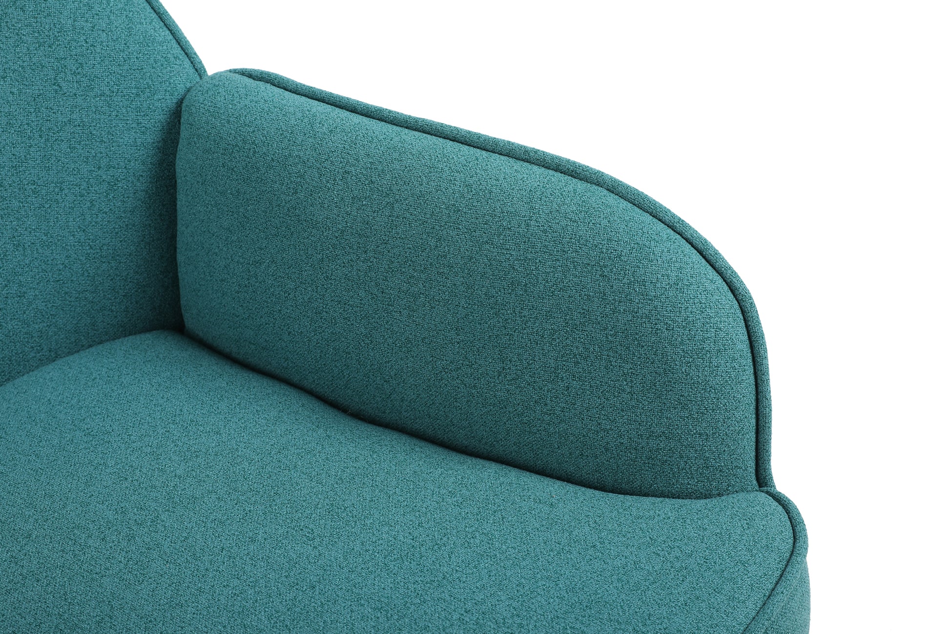 Modern Mid Century Chair Linen Sherpa Armchair For Living Room Bedroom Office Easy Assemble Green Green Primary Living Space American Design Foam Linen