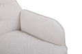 Modern Mid Century Chair Linen Sherpa Armchair For Living Room Bedroom Office Easy Assemble Beige Beige Foam Linen