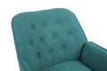 Modern Mid Century Chair Linen Sherpa Armchair For Living Room Bedroom Office Easy Assemble Green Green Primary Living Space American Design Foam Linen