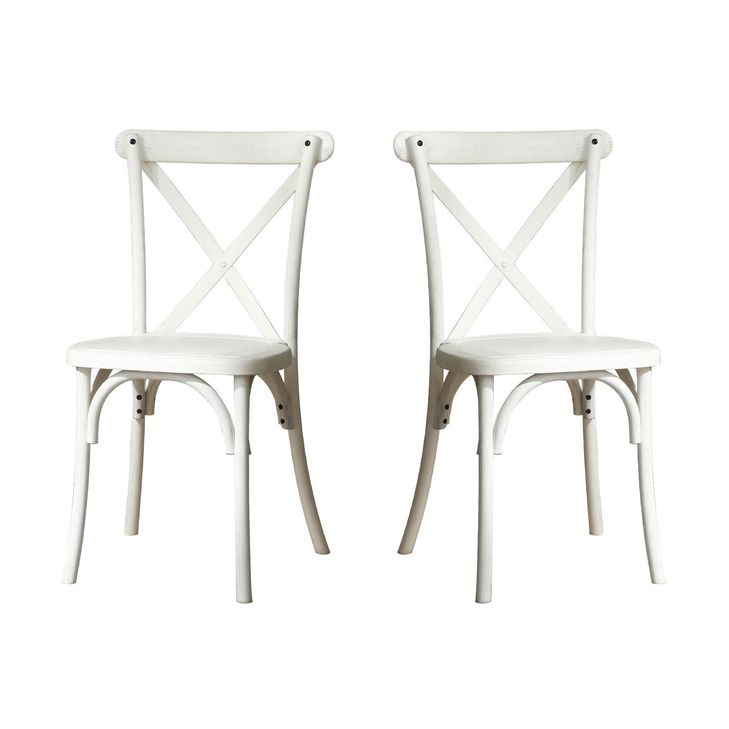 2 Pack Resin X Back Chair, Dining Chair Furniture 2 Pack, Modern Farmhouse Cross Back Chair For Kitchen,Lime Wash Lime White Resin