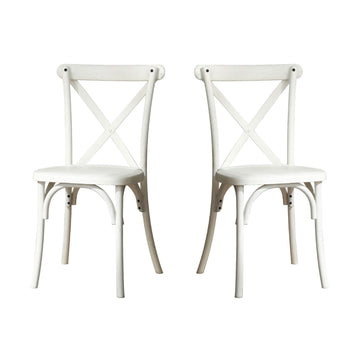 2 Pack Resin X Back Chair, Dining Chair Furniture 2 Pack, Modern Farmhouse Cross Back Chair For Kitchen,Lime Wash Lime White Resin