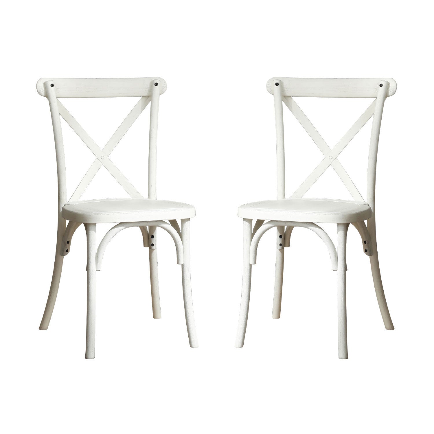 2 Pack Resin X Back Chair, Dining Chair Furniture 2 Pack, Modern Farmhouse Cross Back Chair For Kitchen,Lime Wash Lime White Resin