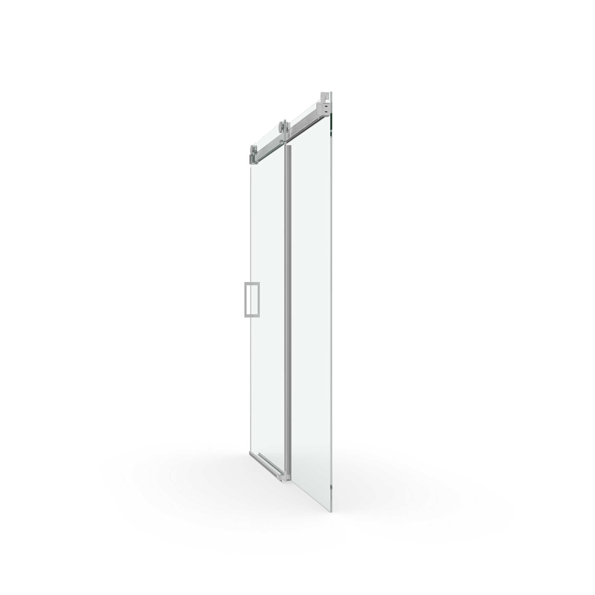 68 To 72 In. W X 76 In. H Sliding Frameless Soft Close Shower Door With Premium 3 8 Inch 10Mm Thick Tampered Glass In Brushed Nickel 22D01 72Bn Brushed Nickel Stainless Steel