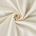 Room Darkening Poly Velvet Rod Pocket Back Tab Curtain Panel Pair 2 Pcs Window Panels Ivory Polyester