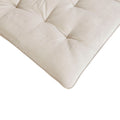 Poly Chenille Lounge Floor Pillow Cushion Ivory Polyester