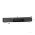 Floating Tv Stand Wall Mounted With 20 Color Leds,63